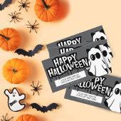 Carte De Visite Trunk ou traiter les fantômes Cool d'Halloween