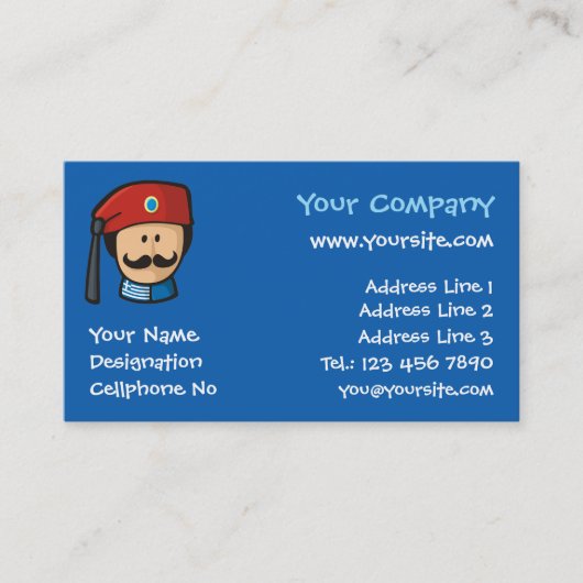 Carte De Visite Tsolias (Devant)