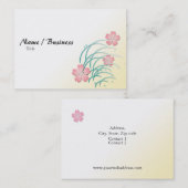 Carte De Visite Tsuyushiba Sakura (Devant / Derrière)