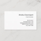 Carte De Visite Tube d'essai de chimie et bécher (Dos)