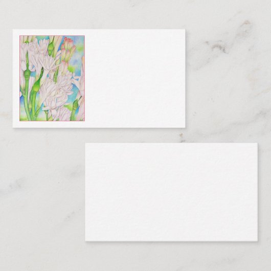 Carte De Visite Tuberose (Devant / Derrière)