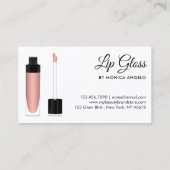 Carte De Visite Tubes à lèvres Liquide Liquide rose Gold Lip (Dos)