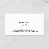 Carte De Visite Tueur de bogues professionnel de lutte antiparasit (Dos)