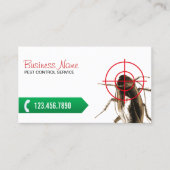 Carte De Visite Tueur de bogues professionnel de lutte antiparasit (Devant)