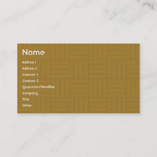 Carte De Visite Tuile d'or - affaires