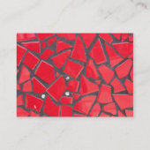 Carte De Visite tuile rouge (Dos)