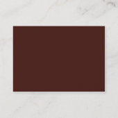 Carte De Visite Tuile rouge - potelée (Dos)