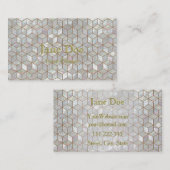 Carte De Visite Tuiles nacrées (Devant / Derrière)