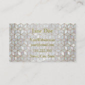 Carte De Visite Tuiles nacrées (Dos)