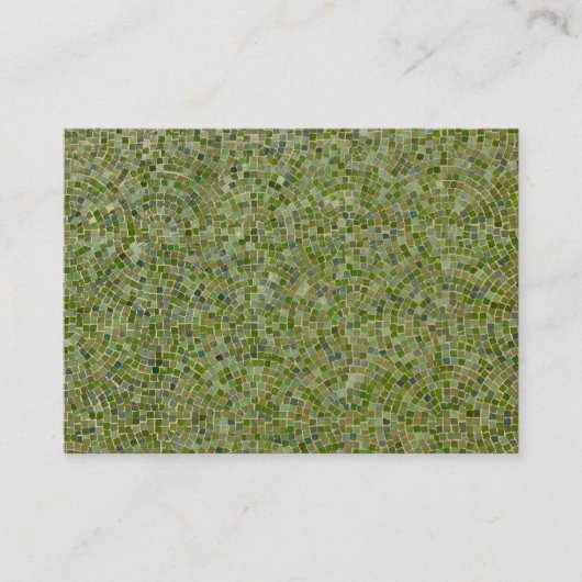 Carte De Visite tuiles vertes (Devant)
