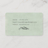 Carte de visite Tulip Pastel (Dos)