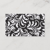 Carte De Visite tulipe blanche (Dos)