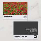 Carte De Visite Tulipes 02 (Devant / Derrière)