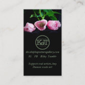 Carte De Visite Tulipes 3273 (Devant)