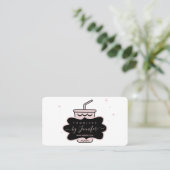 Carte De Visite Tumbler de muqueuse maison rose (Debout devant)