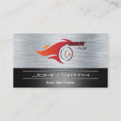 Carte De Visite Turbo Fire Metallic brossé industriel (Devant)