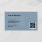 Carte De Visite Turnkey Construction Services | Minimalist Black (Dos)