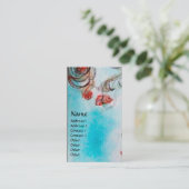 Carte De Visite TURQUE TALE DE FOIRE Oriental Salon de cheveux, Co (Debout devant)