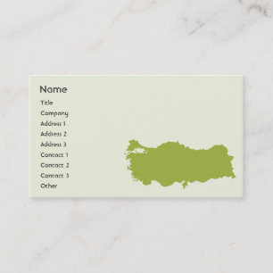 Carte De Visite Turquie - Entreprises