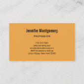 Carte De Visite Turquie et Scarecrow Thanksgiving Motif (Dos)