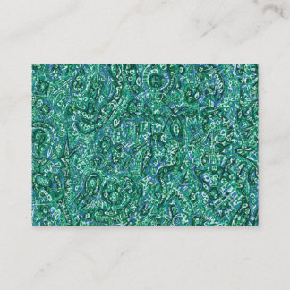 Carte De Visite Turquoise