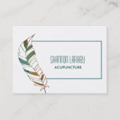 Carte de visite turquoise (Devant)