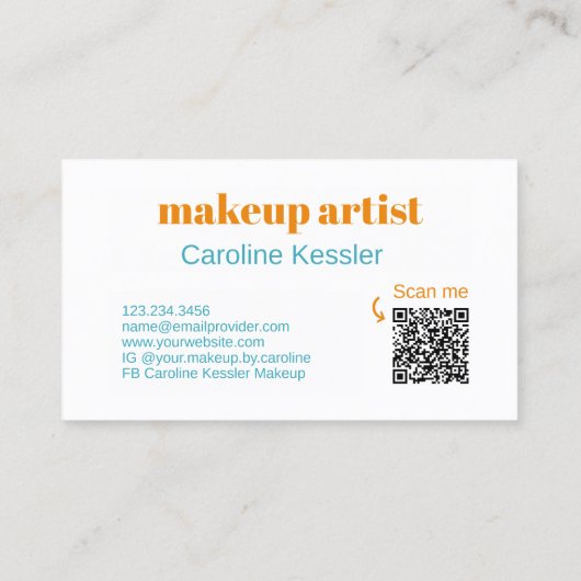 Carte De Visite Turquoise Aqua bleu brillant Motif d'art en marbre (Dos)