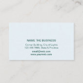 Carte De Visite Turquoise Beach Lotus Fleur Yoga Instructeur Confe (Dos)