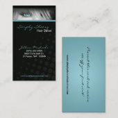 Carte de visite turquoise de Boutiq de magasin de (Devant / Derrière)