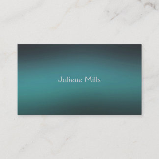 Carte De Visite Turquoise gaussienne