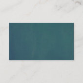 Carte De Visite Turquoise Gold String Lights Bokeh Mariage site We (Dos)