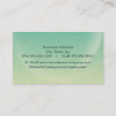 Carte De Visite turquoise lune ~ bc (Dos)
