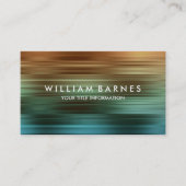 Carte de visite Turquoise rouille (Devant)