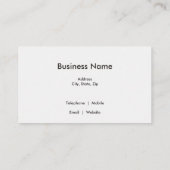 Carte De Visite Turtle Blue Water Photo (Dos)