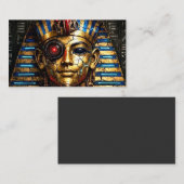 Carte De Visite Tutankhamun 2.0: The Cyber King (Devant / Derrière)