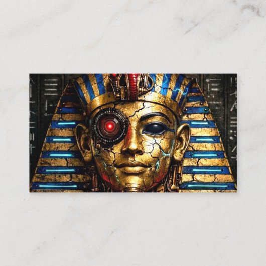 Carte De Visite Tutankhamun 2.0: The Cyber King (Devant)
