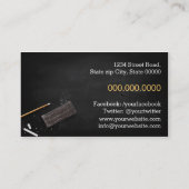 Carte De Visite Tuteur chalkboard (Dos)