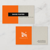 Carte De Visite Tuteur de langue étrangère - Simple Élégant (Devant / Derrière)