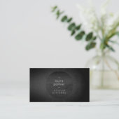 Carte De Visite Tuteur de tableau noir gris Tutor (Debout devant)