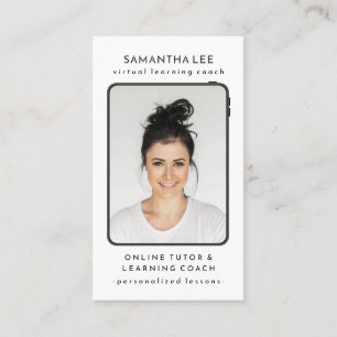 Carte De Visite Tuteur d'instructeur virtuel