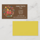 Carte De Visite Tuteur ou professeur indépendant d'instruction (Devant / Derrière)