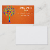 Carte De Visite Tuteur ou professeur indépendant pour tout sujet (Devant / Derrière)