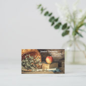 Carte De Visite Tuteur privé en ligne ou enseignant remplaçant (Debout devant)