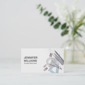 Carte De Visite Tuteur privé en mathématiques - Enseignant en math (Debout devant)