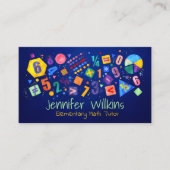 Carte De Visite Tuteur privé en mathématiques - Premières notes, é (Devant)