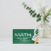 Carte De Visite Tuteur privé en mathématiques - Premières notes, é (Debout devant)