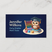 Carte De Visite Tuteur privé en mathématiques - Premières notes, é (Devant)