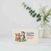 Carte De Visite Tuteur privé en mathématiques - Premières notes, é (Debout devant)