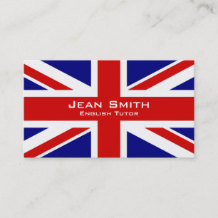 Carte De Visite Tuteur/professeur d'Anglais anglais avec le