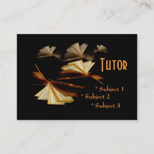 Carte De Visite Tuteur, professeur, école